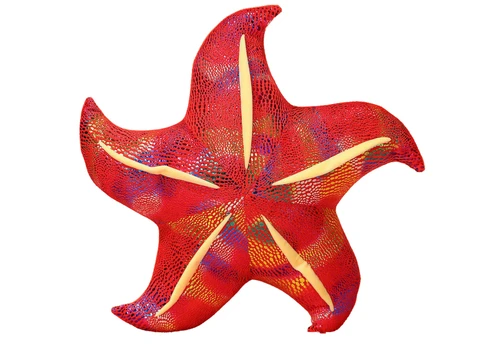 Pliušinis žaislas jūrų žvaigždė Pillow, raudonas, 20 cm