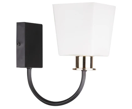 Candellux sieninis šviestuvas Schubert, juoda/balta