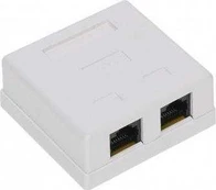 TST GNIAZDO KOŃCOWE RJ45-2G1/6 PODWÓJNE