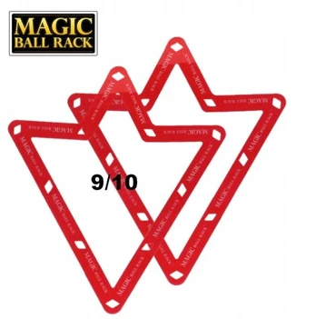 Magic Ball Rack 9&10 biliardo šablonai raudoni, 2 vnt.