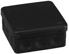 ABB AP9M, Plastic, Juodas, IP65, Screws, 86 mm, 39 mm