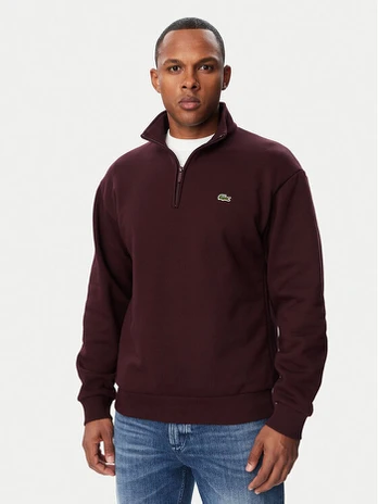 Lacoste Džemperis SH8866 Tamsiai ruda Regular Fit