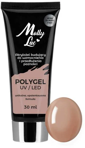 Polygelis MollyLac šviesiai rudas, 30ml