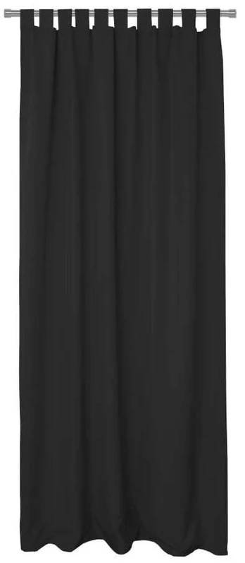 Sodo užuolaidos Adriatic, 155 cm x 240 cm, juoda