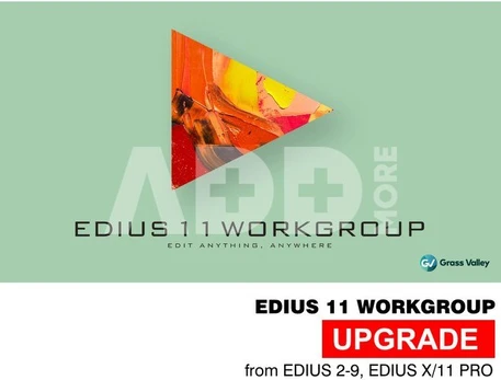 Grass Valley Grass Valley EDIUS 11 Workgroup Jump Upgrade (from EDIUS 2-9, EDIUS X/11 Pro)