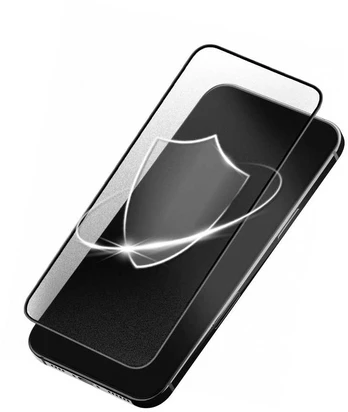 Forcell Matt Glass grūdintas stiklas – skirtas iPhone 15 Plus juodas