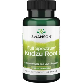 Swanson KUDZU ROOT 500 mg, 60 Kapsulių