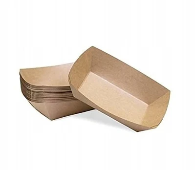 Gili popierinė lėkštė Eko 370ml 110x65x40 100vnt