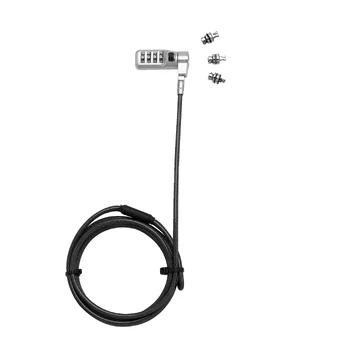 DICOTA UNI SEC CABLE LOCK/3 KEIČIAMŲ GALVŲ DERINIMAS