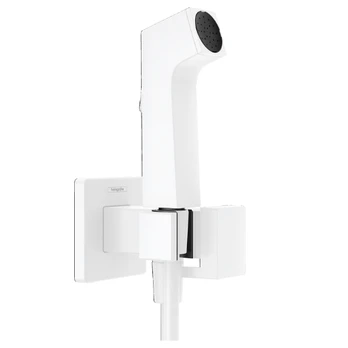 Bidė dušelis Hansgrohe square 1 jet, matinis baltas 29233700