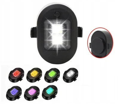 Magnetinis įspėjamasis dviračio žibintas Usb Led