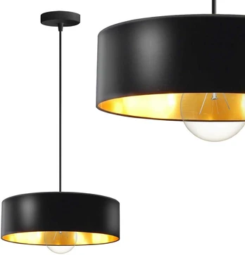 Pakabinamas šviestuvas Toolight APP1333-1CP Juodas GOLD pakabinama lempa