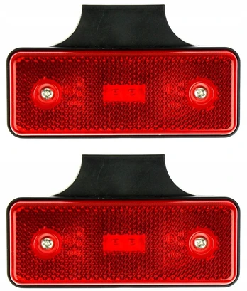 Led šoninis gabaritinis žibintas raudonas