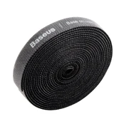 "Baseus" vaivorykštės apskritimo "Velcro" dirželiai 3 m juodi kaina