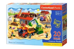 Castorland Dėlionė 20 vnt. - Statomas namas kaina