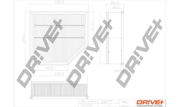 Oro filtras Dr!ve+ DP1110.10.0610