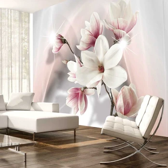 Artgeist Fototapetas - Baltas magnolias