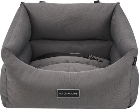Nordic Paws - Berta Carseat - Grey - 50 x 45 x 30 cm