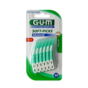 Tarpdančių šepetėliai Gum Soft-Picks Advanced Regular / Medium Interdental Brushes, 30vnt
