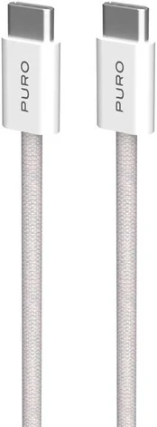 SBS PURO Fabrik 2.0 60W USB-C til USB-C opladnings- og synkroniseringskabel 1,5 m