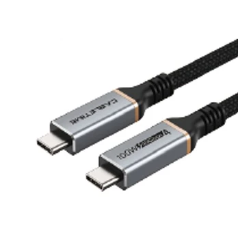 Kabelis CABLETIME USB4, USB-C - USB-C, 40Gbps, 100W, 20V/ 5A, 8K/ 60HZ, 1m