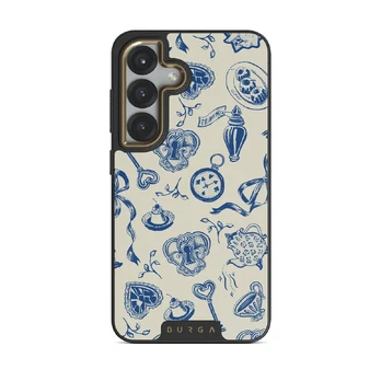 Tea Party - Samsung Galaxy S25 Plus Case, Elite Dark (Magnetic) / Gold