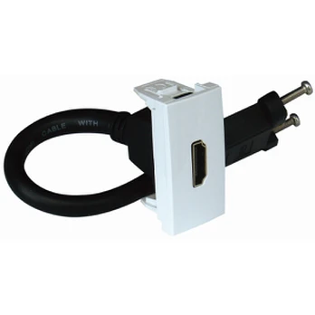 HDMI lizdas Efapel : Spalva - Juoda matinė