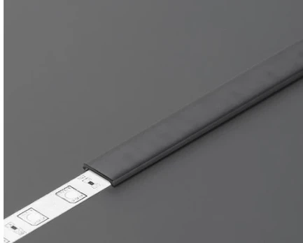 LED juostos profilio dangtelis C2 CLICK, juodas, 3m