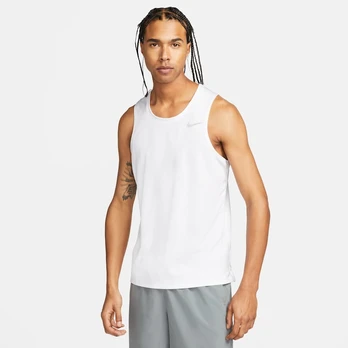 Nike M Nk Df Miler Tank - Dydis S (DV9321-100 Marškinėliai)