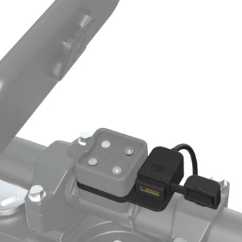 Adapteris su USB prievadu CLIQR OXFORD (spalva juoda)