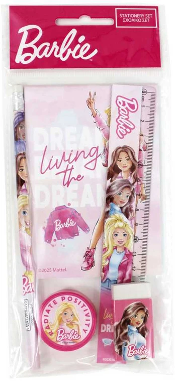 Barbie Paints kanceliarinių prekių rinkinys 5 vnt.