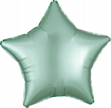 AMSCAN folijos balionas Luster Mint Žalias star 48cm 9914109