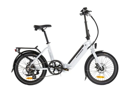 Sulankstomas elektrinis dviratis Kross Flex Hybrid 1.0 gry g 20"