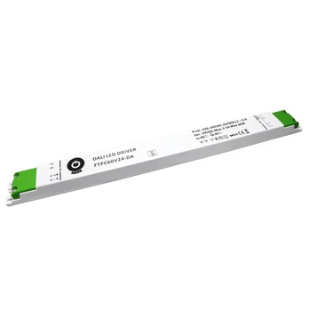 POS LED maitinimo šaltinis 24V 60w DALI ir Push Dim
