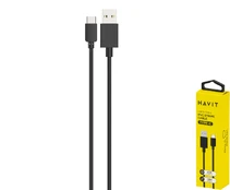 USB A-Type C greito įkrovimo ir duomenų perdavimo kabelis DOT 8710 kaina