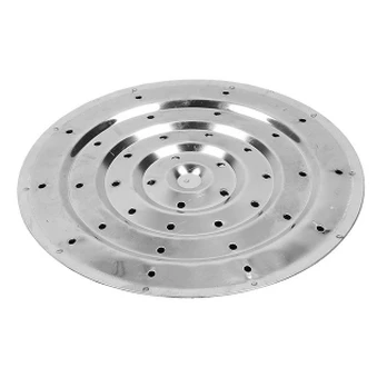 stainless plate for gas burner small 16cm