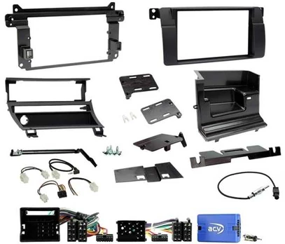 ACV 2-DIN Kit BMW E46 1998-2007 SWC/antenne