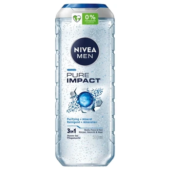 Dušo želė Nivea Men Pure Impact, 500 ml