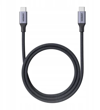 Kabelis USB Ugreen USB-C - USB-C 1 m Juodai-pilka (55517)