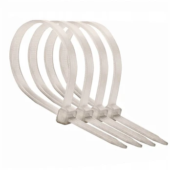 Baltos kabelių jungimo juostelės 292mm, 100 vnt.