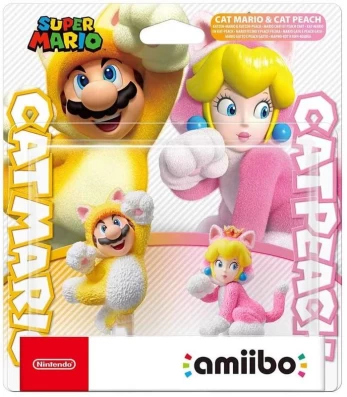 Nintendo Amiibo Super Mario Cat Mario & Cat Peach