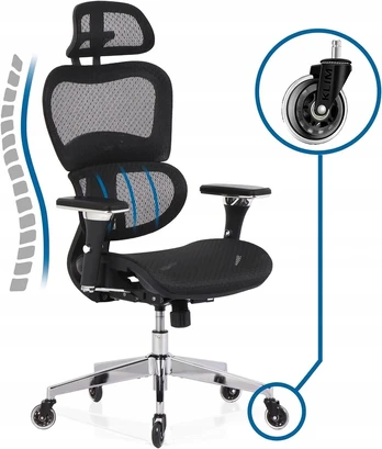 Basetbl Ergonomiška biuro kėdė. Vadovo kėdė. 150 kg