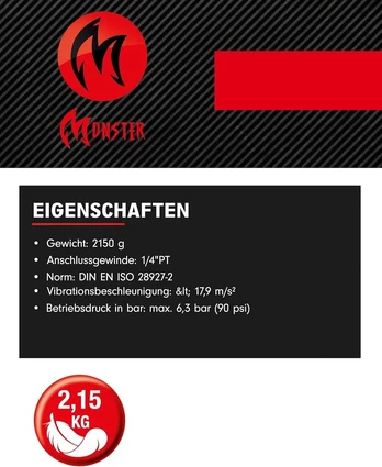 Ks Tools 515.1210 Monster smūginis veržliaraktis, 1/2", 1650nm