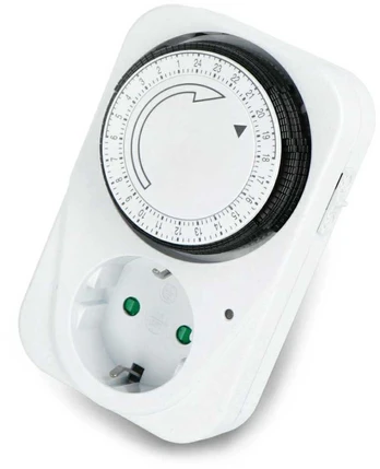 TS-WF1 analoginis laikmatis - su Schuko lizdu - Kemot URZ2001-5
