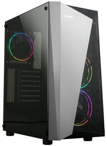 ZALMAN S4 Plus ATX Mid Tower PC Case RGB Fan