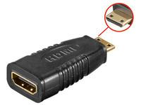 AV adapteris MicroConnect HDMI mini - HDMI juodas (HDM19F19MC)