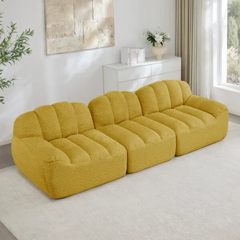 Modulinė sofa, 32D putos, gili sėdėjimo vieta, 3 vietų