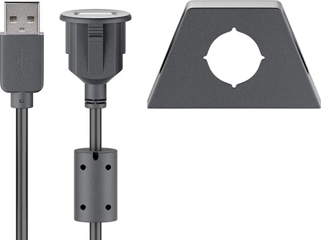 USB 2.0 prailginimo laidas Goobay 95444 ‎USB2.0 - USB2.0, 0.6m