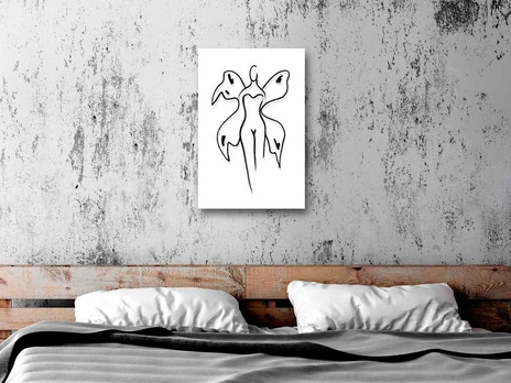 Artgeist Paveikslas - Butterfly Woman (1 Part) Vertical