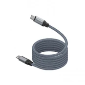 Promate Springy Magnetic Cable USB-C 60WPD / 1,2m kaina